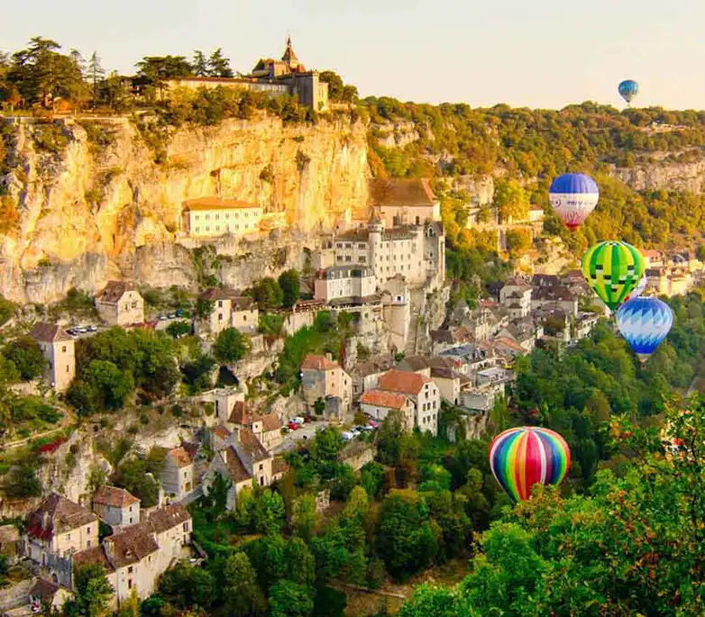 mongolfiade de Rocamadour